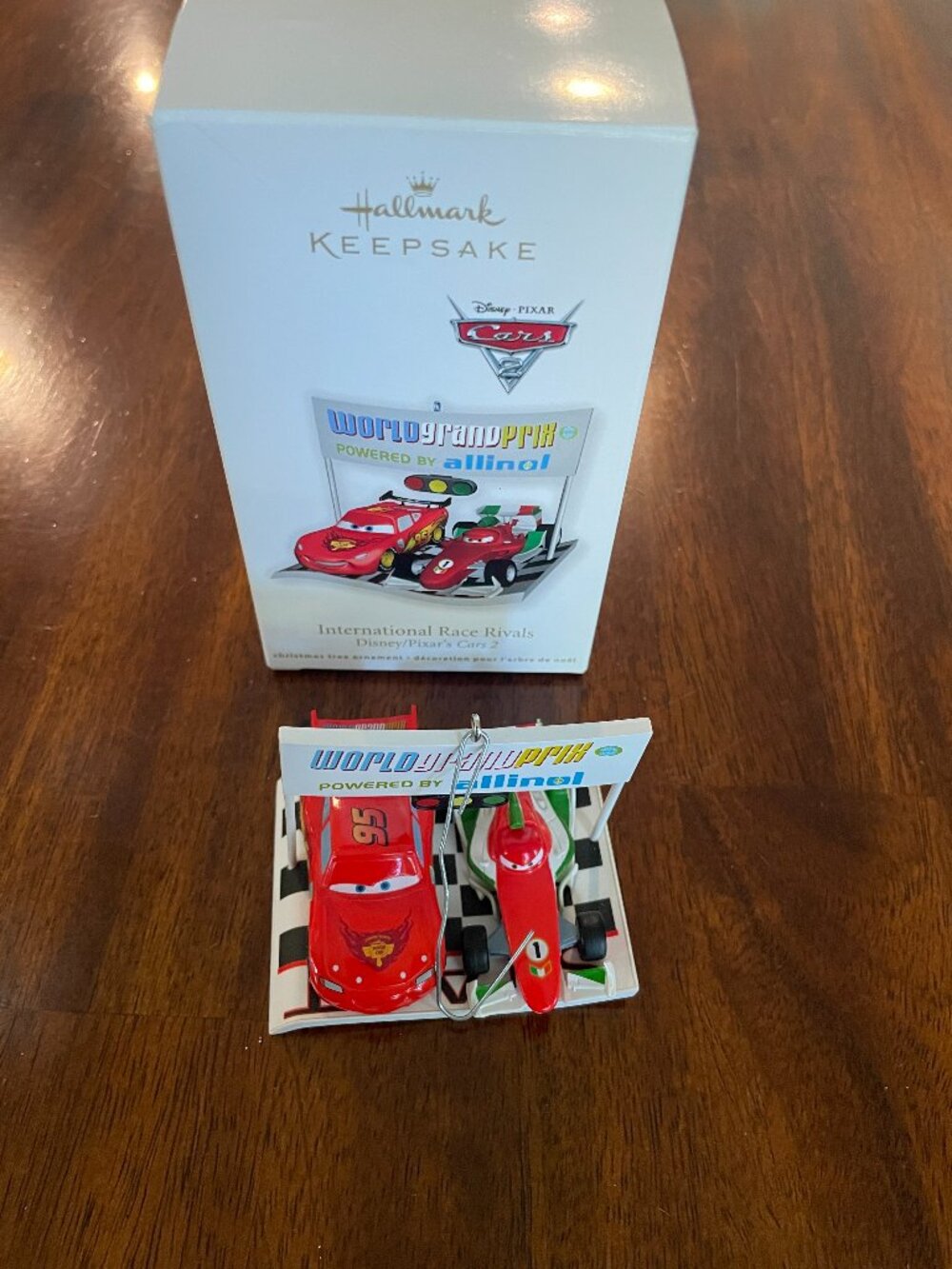 Hallmark Keepsake Ornament 2011 Disney/Pixar Cars 2 International Race Rivals!